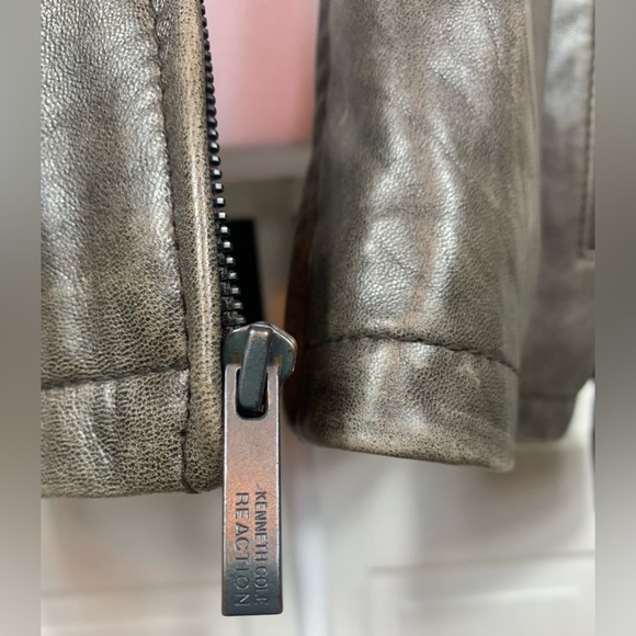 Kenneth Cole Reaction Leather Jacket - Mens - Picture 4 of 17